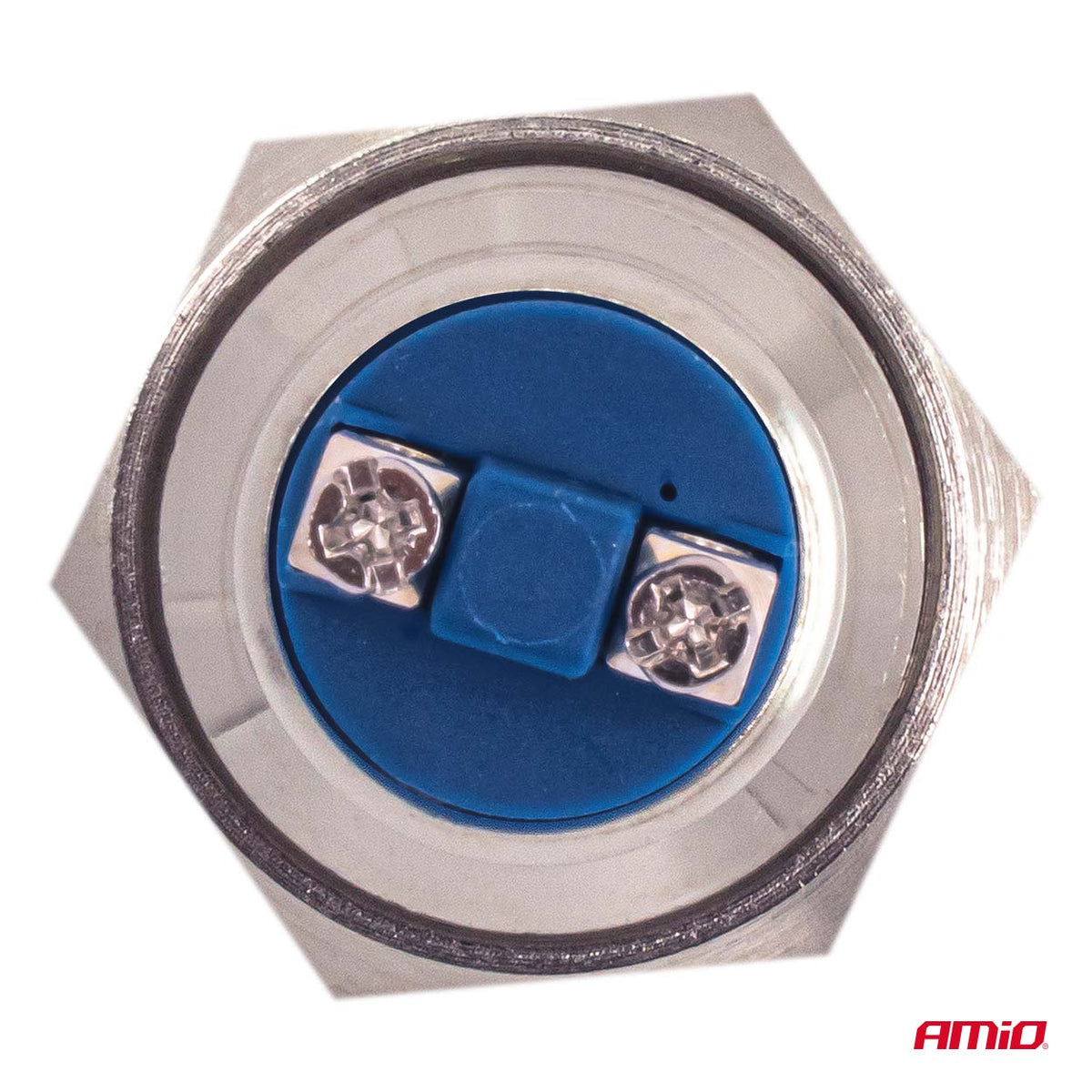 Platte ronde stalen momentknop 19 mm, 5 A, 12/230 V, AMiO 04436 - AMiO 04436 - afbeelding 5