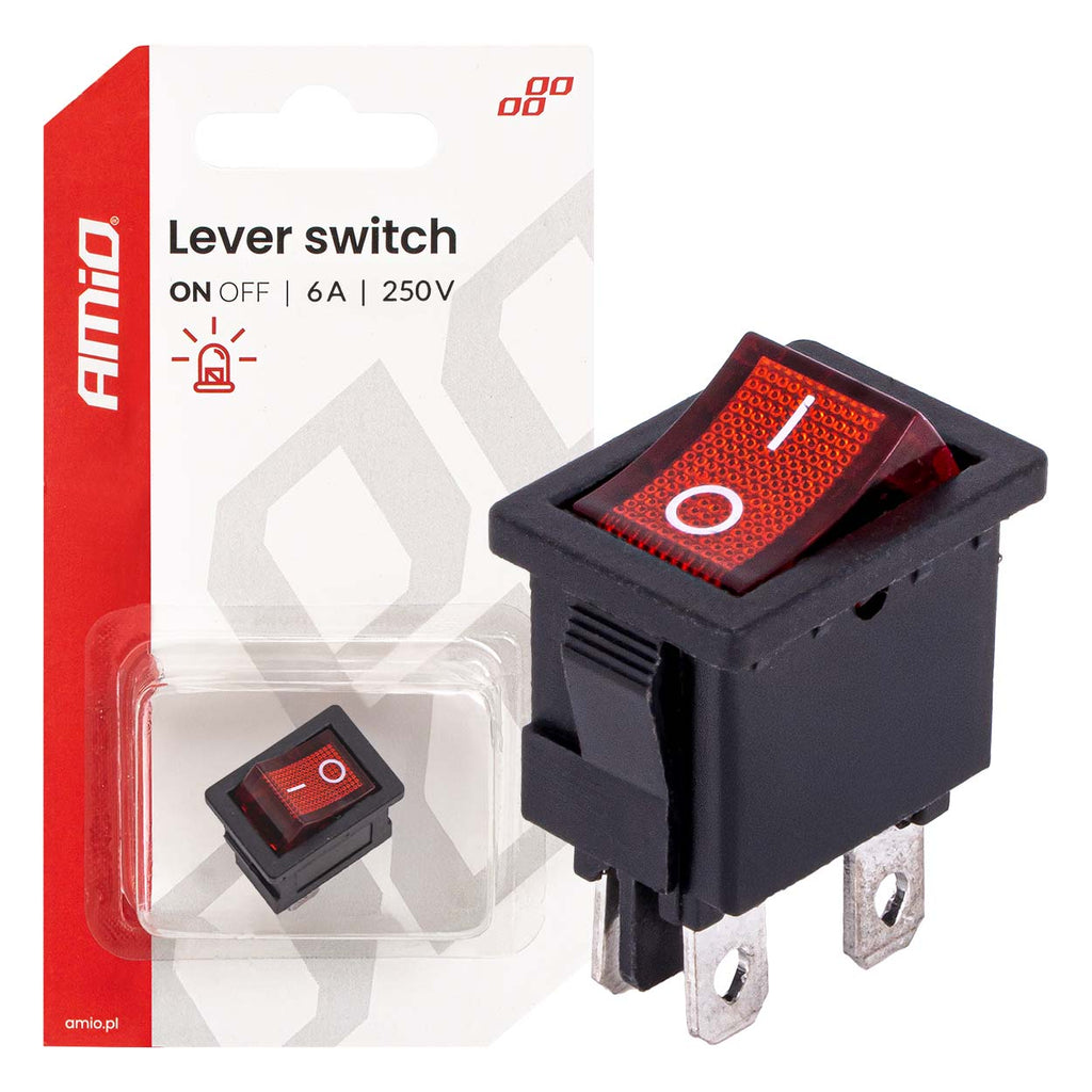Hendel schakelaar 6A 250V AMiO 04439 - AMiO 04439 - afbeelding 1