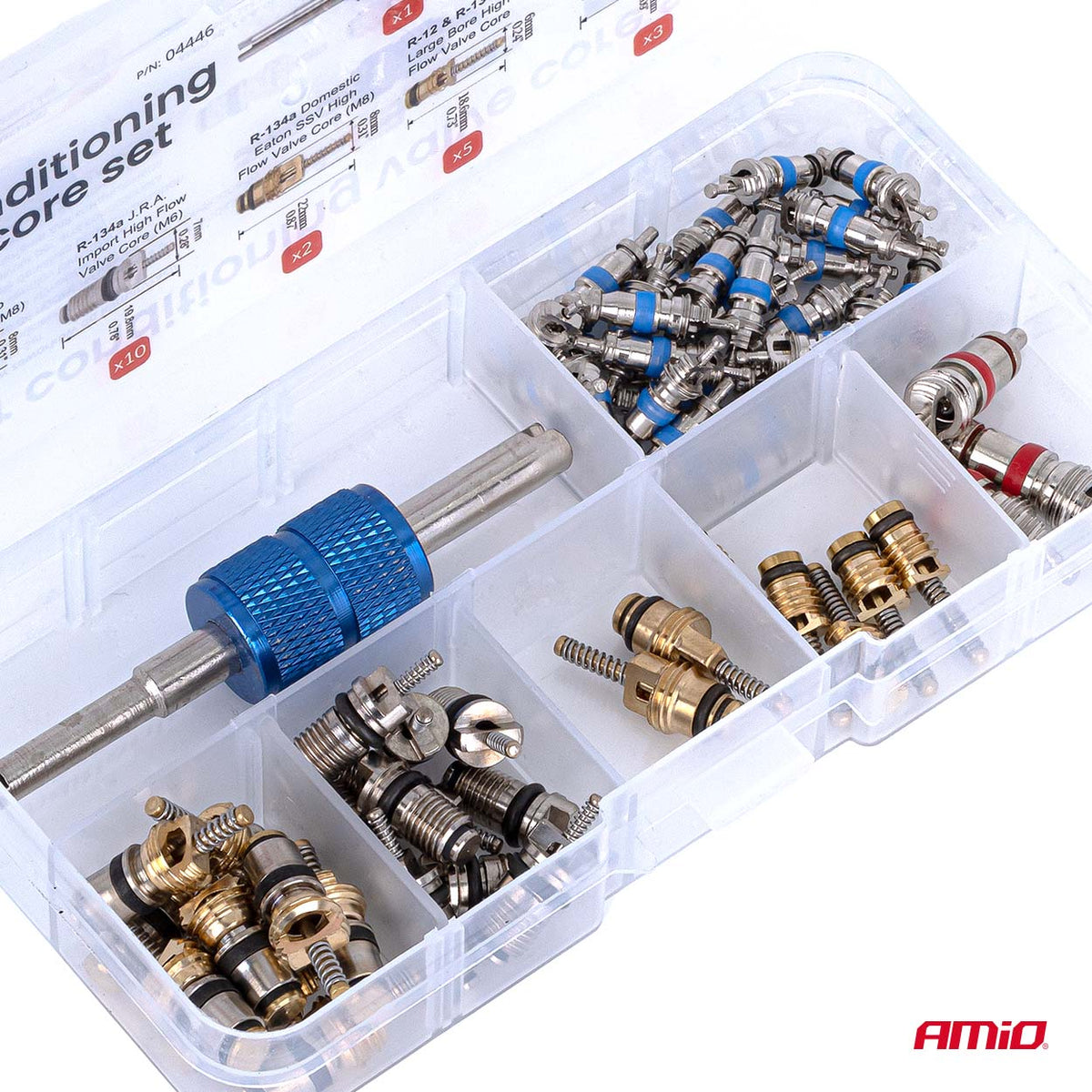 Airconditioning kleppenkern set 61 stuks. AMiO 04446 - AMiO 04446 - afbeelding 2