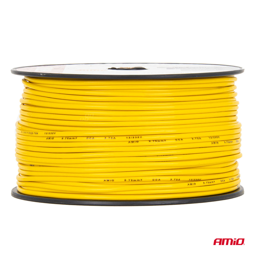 CCA luidsprekerkabel CCA 1x0,75mm2 100m 3,75A 12/230V AMiO 04447 - AMiO 04447 - afbeelding 2