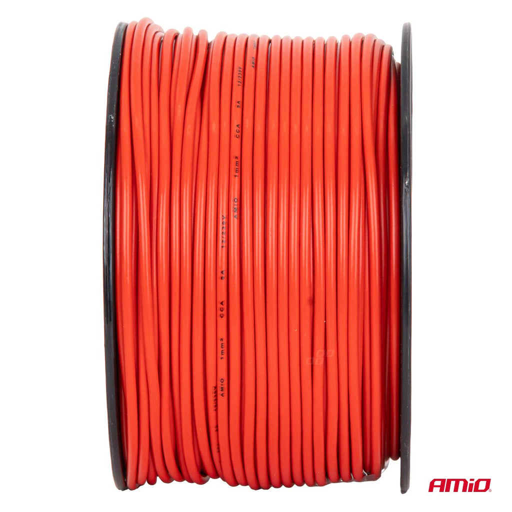 CCA Kabel 1x1mm2 100m 5A 12/230V AMiO 04451 - AMiO 04451 - afbeelding 3