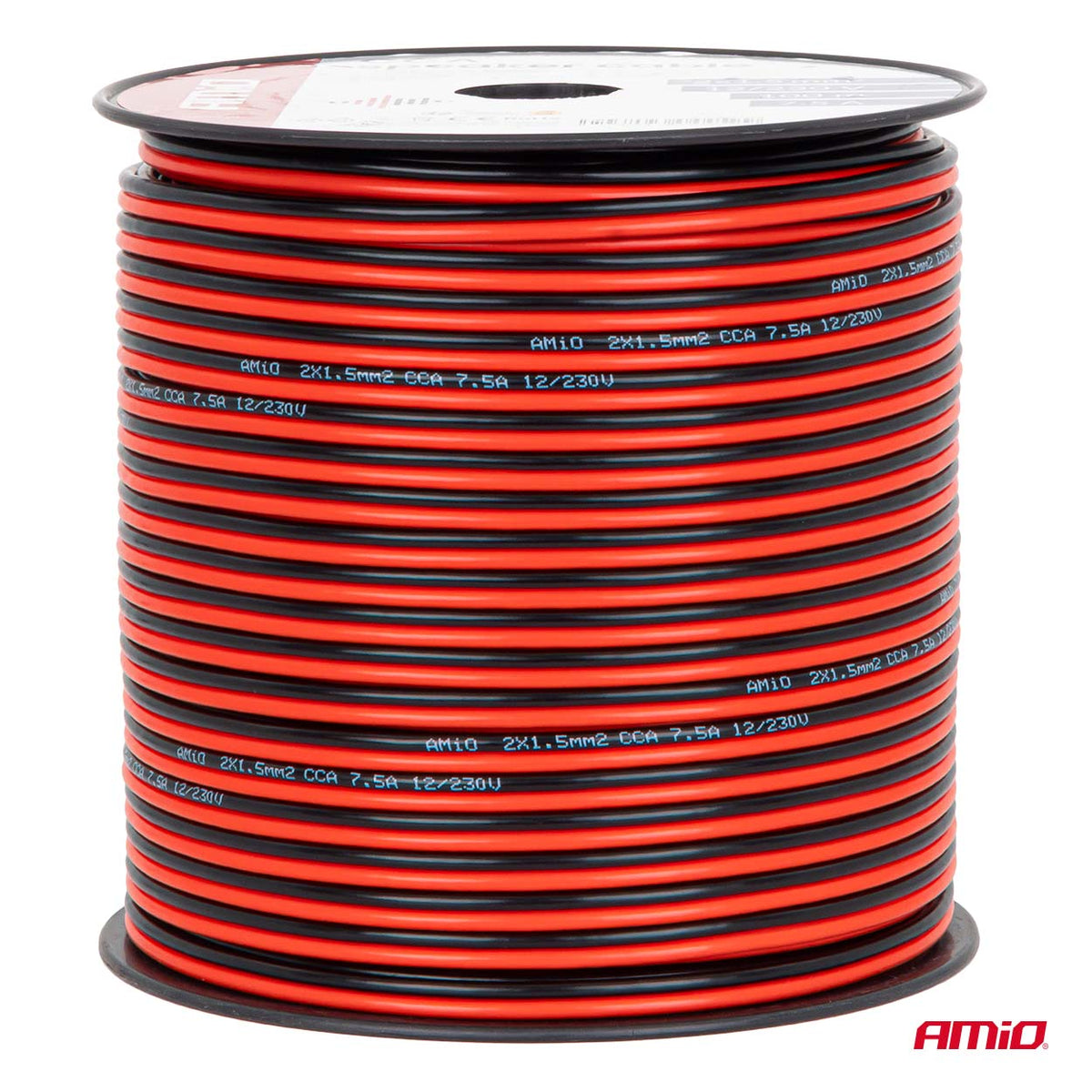 CCA luidsprekerkabel 2x1,5mm2 100m 7,5A AMiO 04459 - AMiO 04459 - afbeelding 2