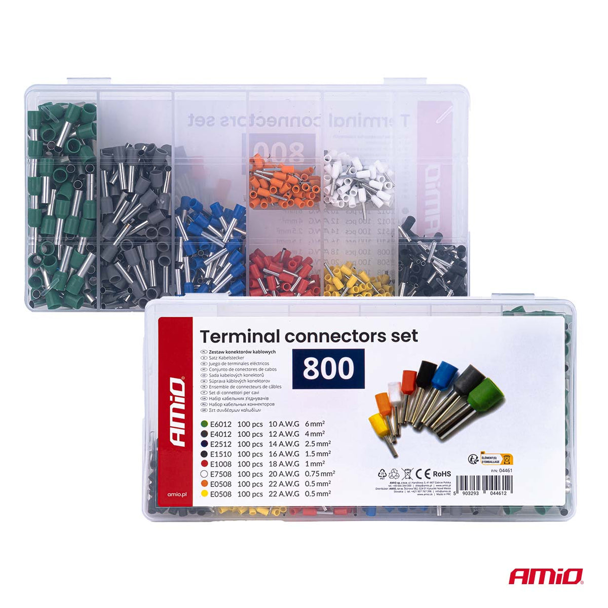 Klemmenset 800 stuks AMiO 04461 - AMiO 04461 - afbeelding 5