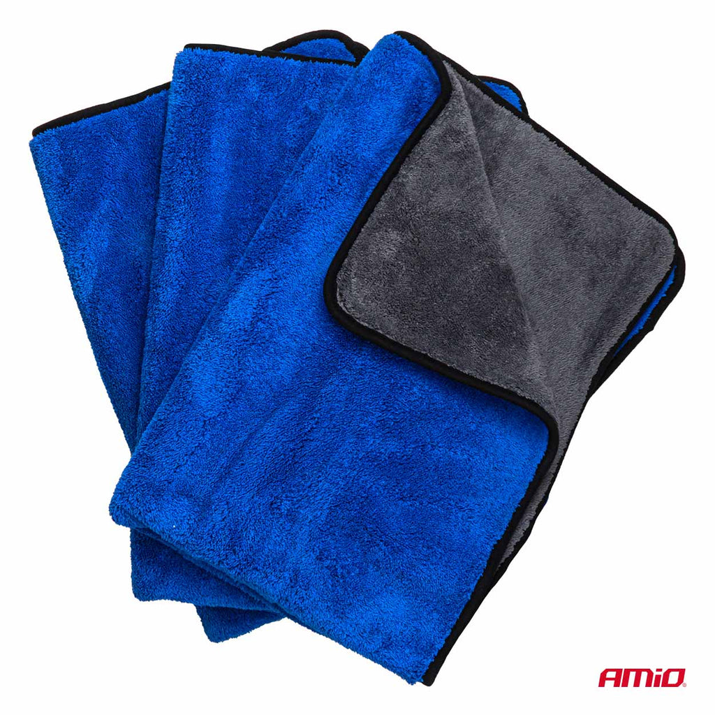 Microvezel handdoekenpakket 800gsm 60x90cm 3 stuks. AMiO 04487 - AMiO 04487 - afbeelding 3
