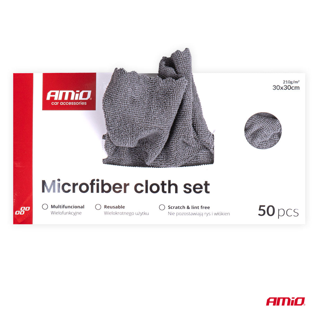 Microvezel doekenset 50st. 210 g/m² 30x30 cm AMiO 04492 - AMiO 04492 - afbeelding 4