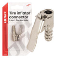 Zinklegering nikkel band inflator connector 8 mm AMiO 04496 - AMiO 04496 - afbeelding 1