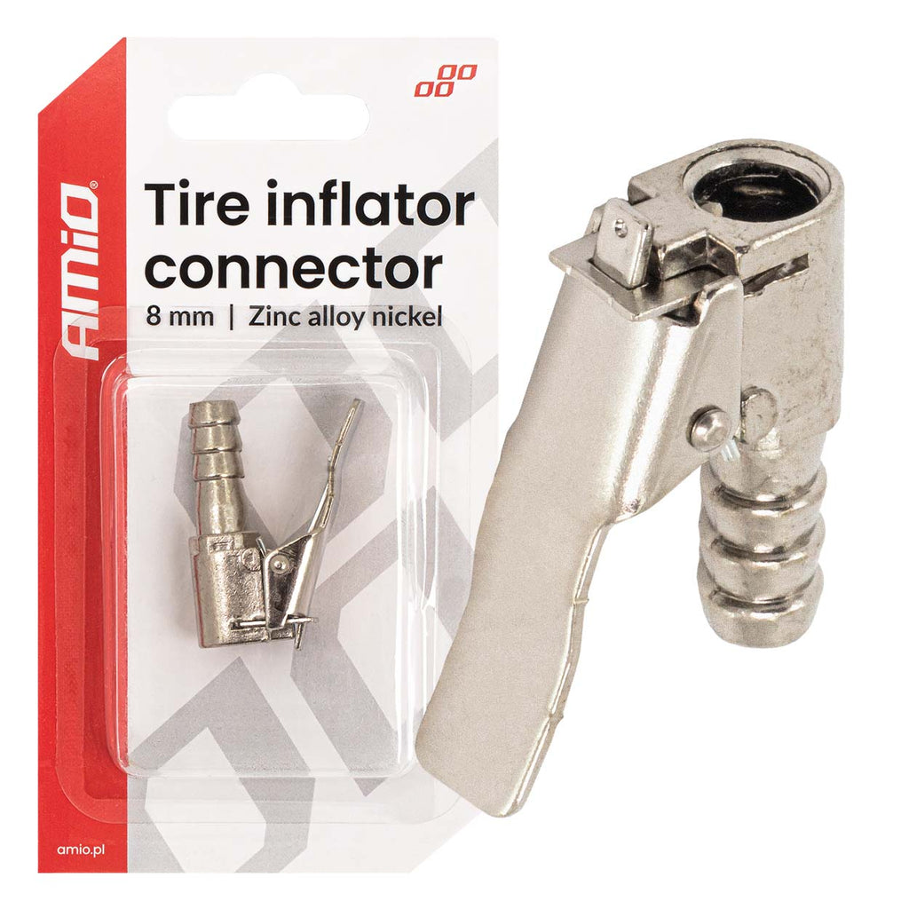 Zinklegering nikkel band inflator connector 8 mm AMiO 04496 - AMiO 04496 - afbeelding 4