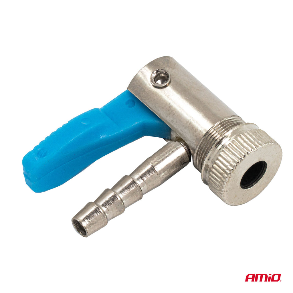 Ironn vernikkelde band inflator connector 6 mm AMiO 04497 - AMiO 04497 - afbeelding 2