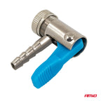 Ironn vernikkelde band inflator connector 6 mm AMiO 04497 - AMiO 04497 - afbeelding 3