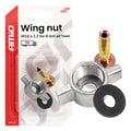 Vleugelmoer M16 x 1.5 voor 8mm Luchtslang AMiO 04499 - AMiO 04499 - afbeelding 1