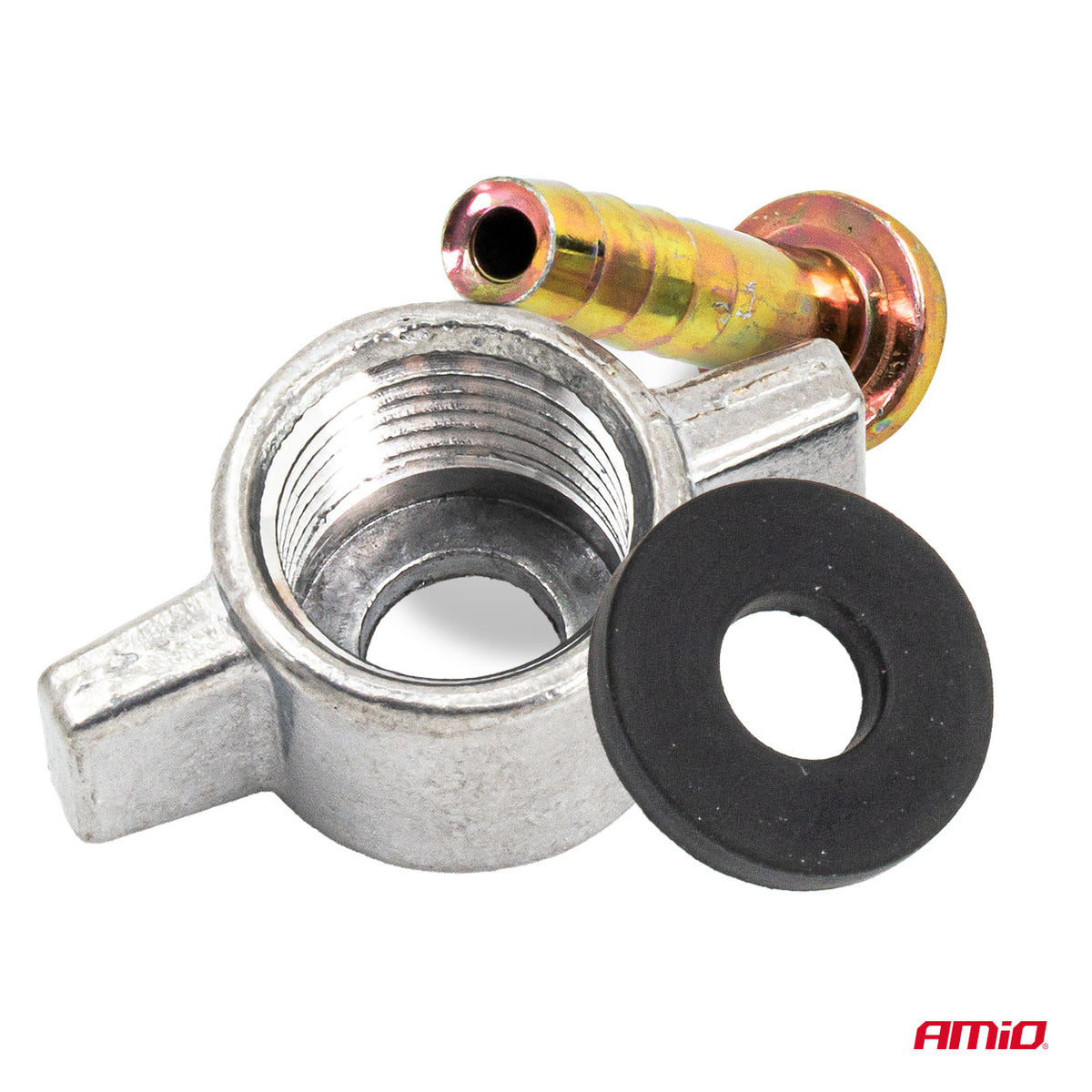 Vleugelmoer M16 x 1.5 voor 8mm Luchtslang AMiO 04499 - AMiO 04499 - afbeelding 3