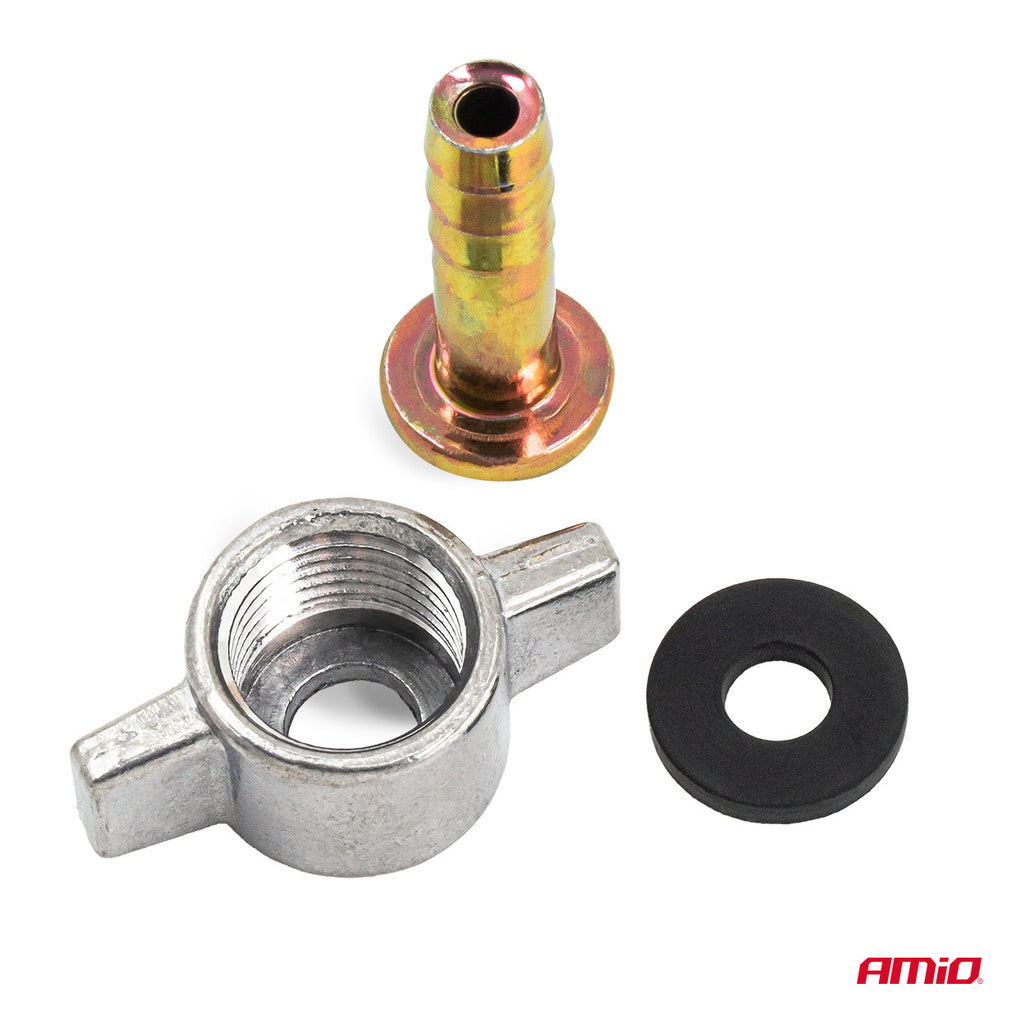 Vleugelmoer M16 x 1.5 voor 8mm Luchtslang AMiO 04499 - AMiO 04499 - afbeelding 4