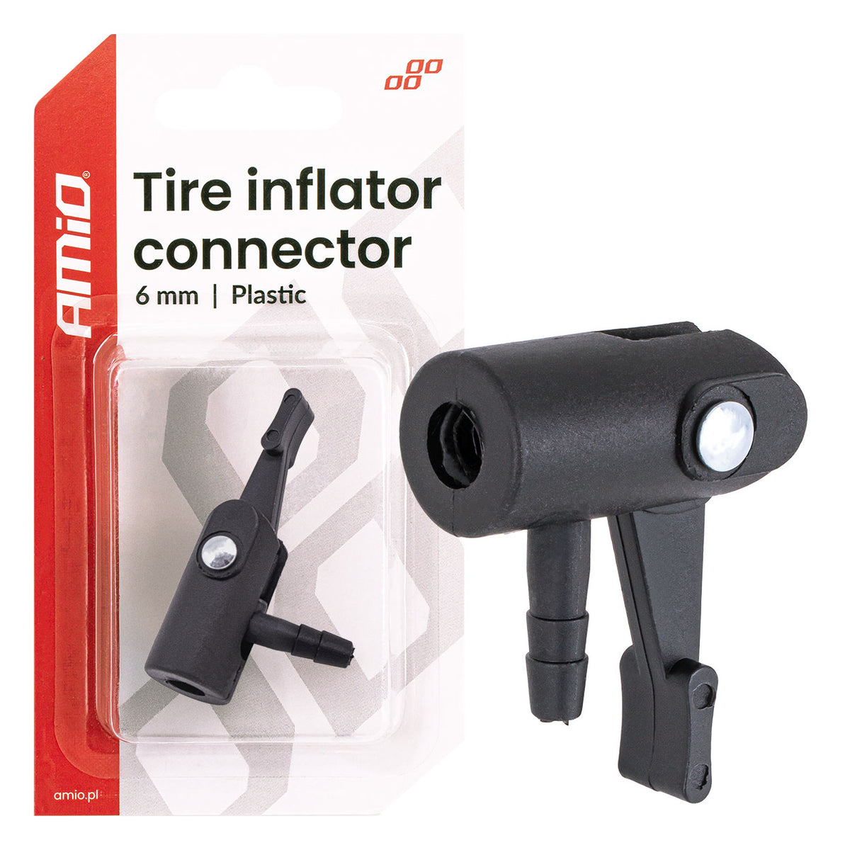 Kunststof Banden Inflator Connector 6 mm AMiO 04501 - AMiO 04501 - afbeelding 5