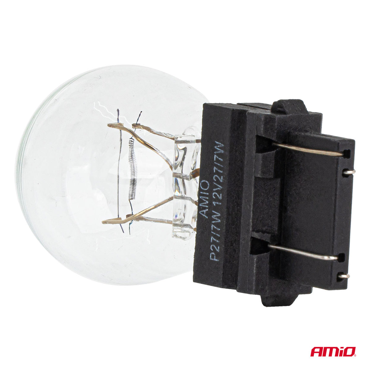 Halogeenlamp P27/7W 12V 27/7W W2.5X16q 10 stuks AMiO 04513 - AMiO 04513 - afbeelding 3