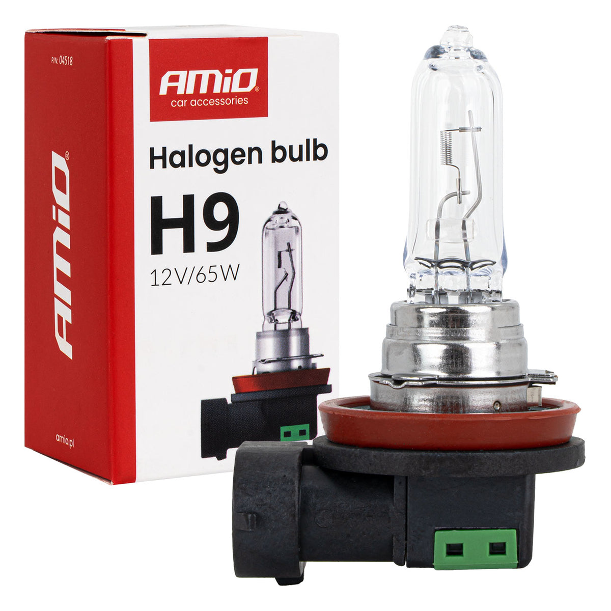 Halogeenlamp H9 12V 65W PGJ19-5 AMiO 04518 - AMiO 04518 - afbeelding 6