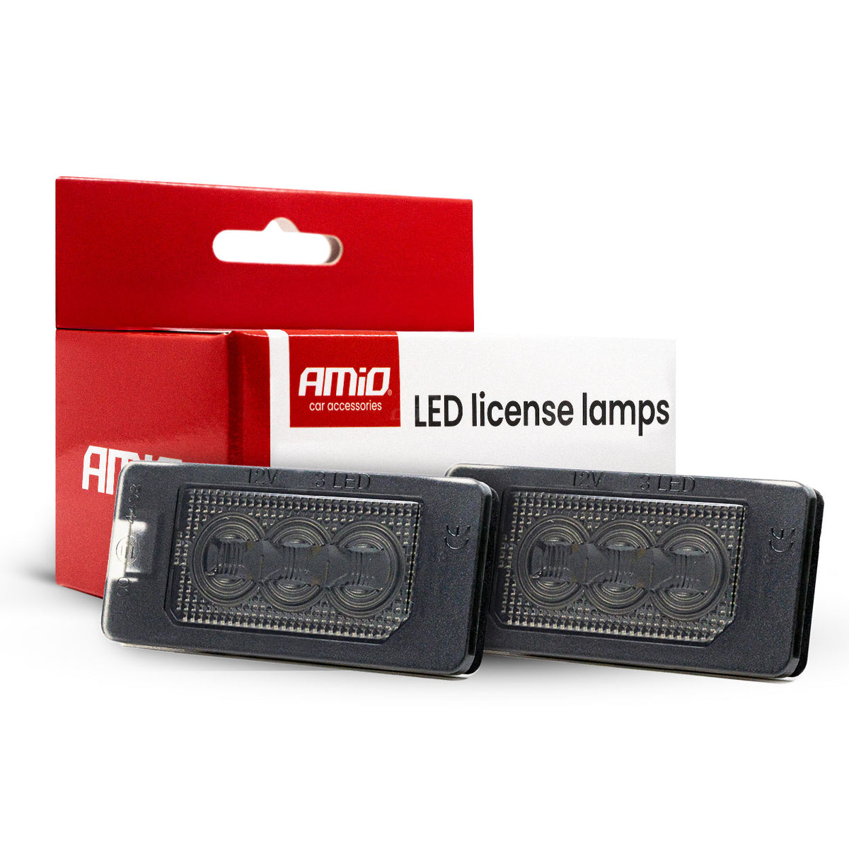 LED kentekenplaatverlichting CLP02 PK GEROOKT BMW AMiO 04539 - AMiO 04539 - afbeelding 1