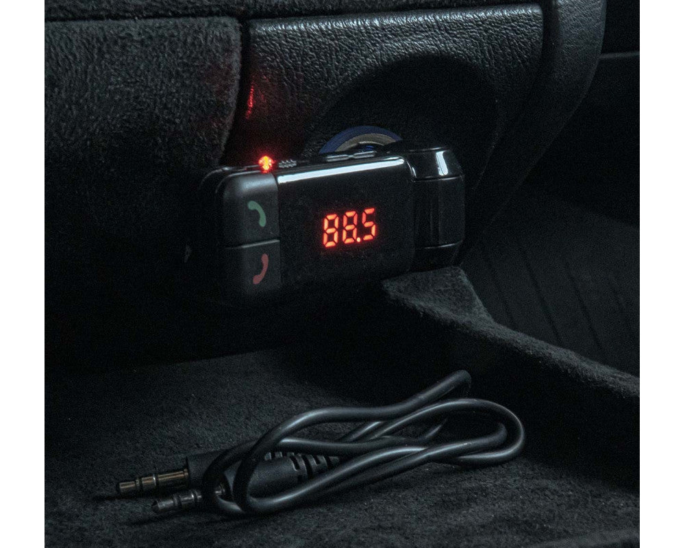FM Transmitter 2×USB-A 12V 24V