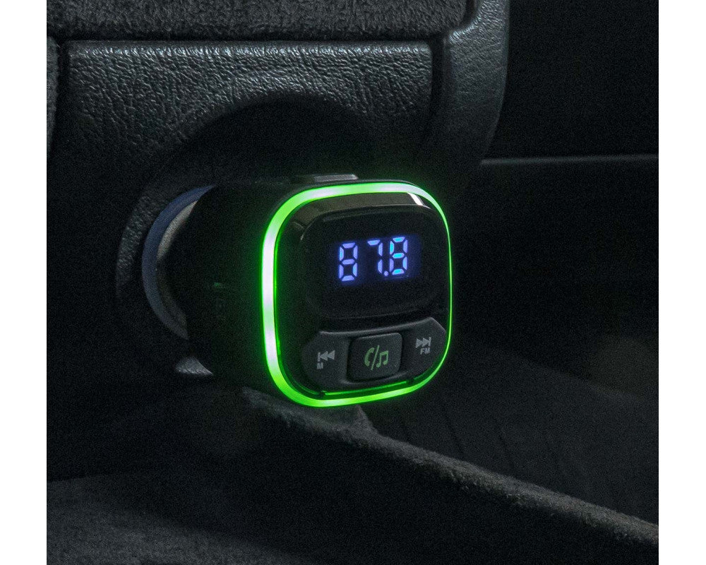 FM Transmitter 1×USB-A 2×USB-C 12V 24V