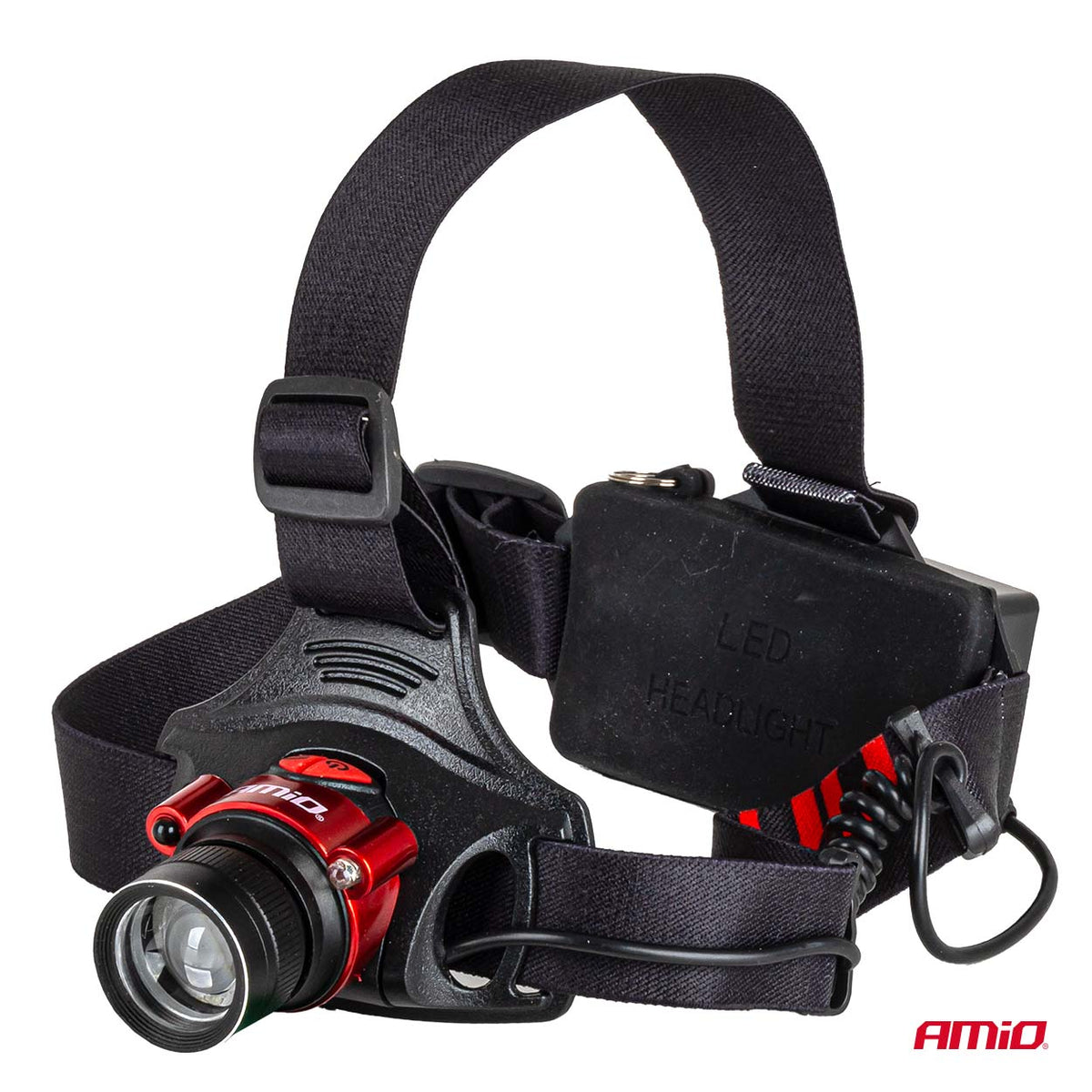 LED Headlamp T6 3600mAh (BATT) AMiO 04665 - AMiO 04665 - afbeelding 9
