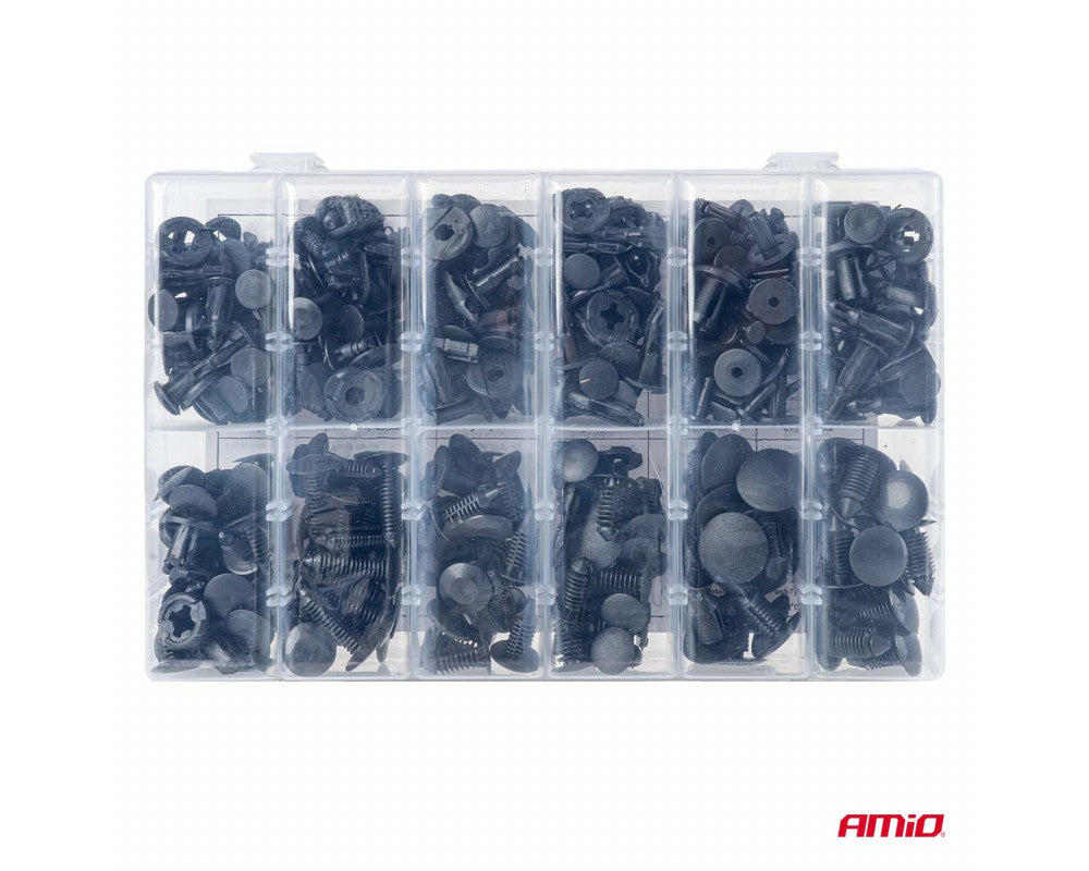 Set met 240stuks Automotive clips en bevestigingspinnen