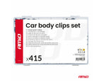 Set met 415stuks Automotive clips en bevestigingspinnen
