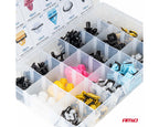Set met 200stuks Automotive clips en bevestigingspinnen