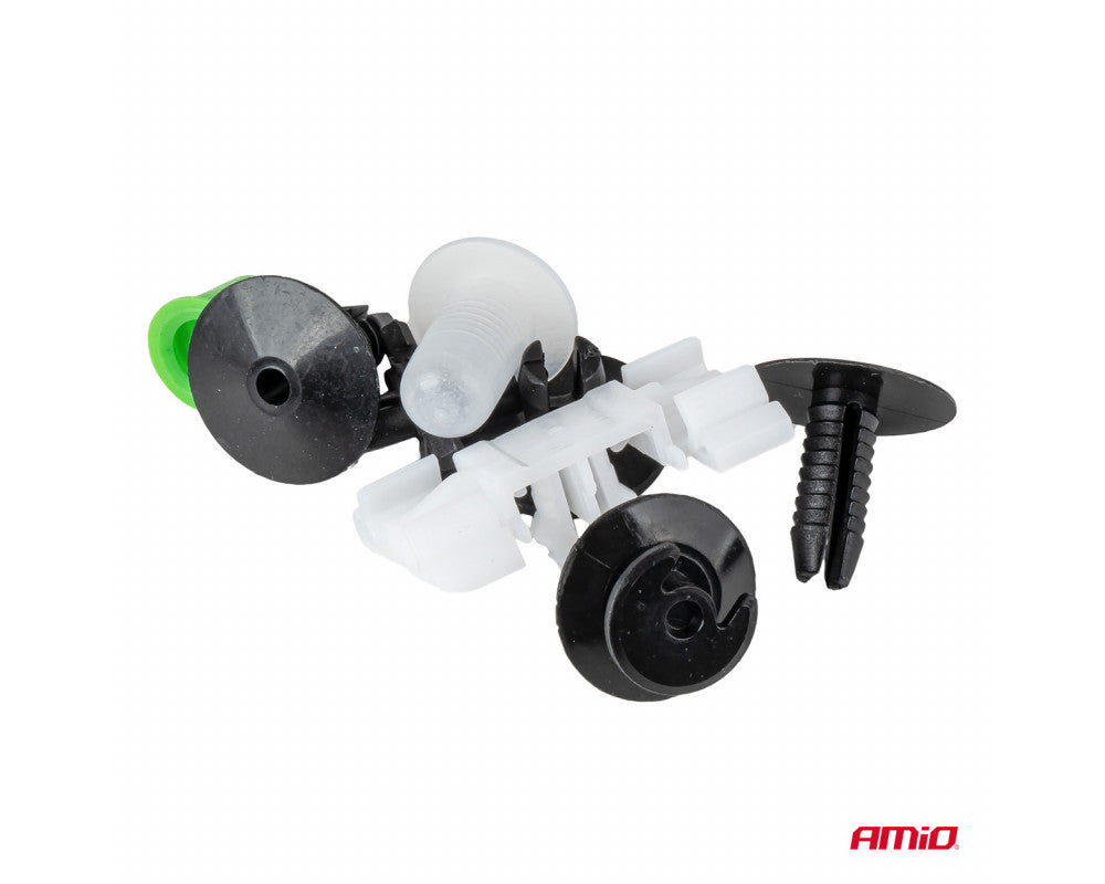 Set met 290stuks Automotive clips en bevestigingspinnen