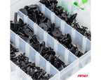 Set met 290stuks Automotive clips en bevestigingspinnen