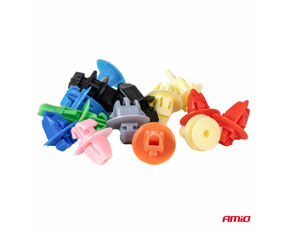 Set met 420stuks Automotive clips + gereedsschap