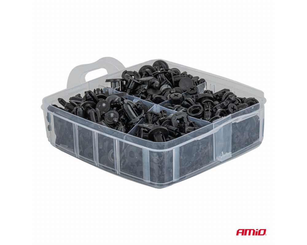Universele set met 1211stuks Automotive clips plus pinnen en gereedschap