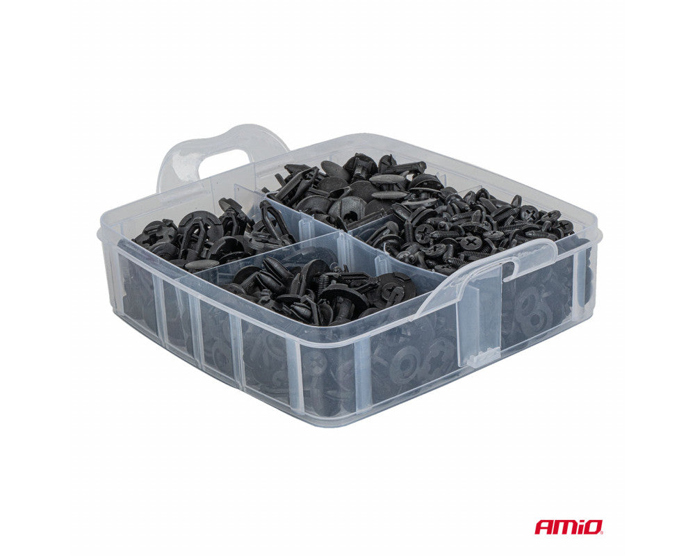 Universele set met 1211stuks Automotive clips plus pinnen en gereedschap