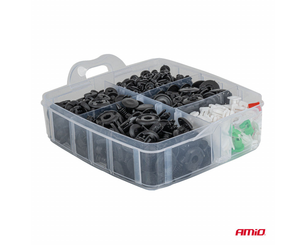 Universele set met 1211stuks Automotive clips plus pinnen en gereedschap