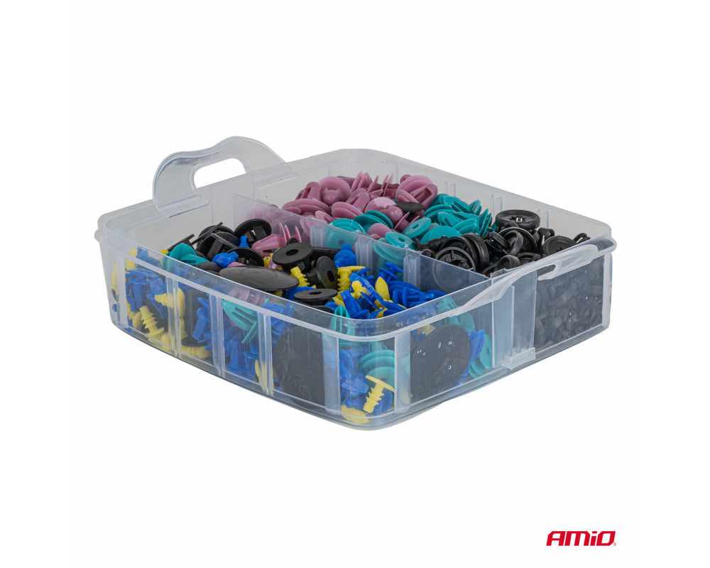 Universele set met 1211stuks Automotive clips plus pinnen en gereedschap
