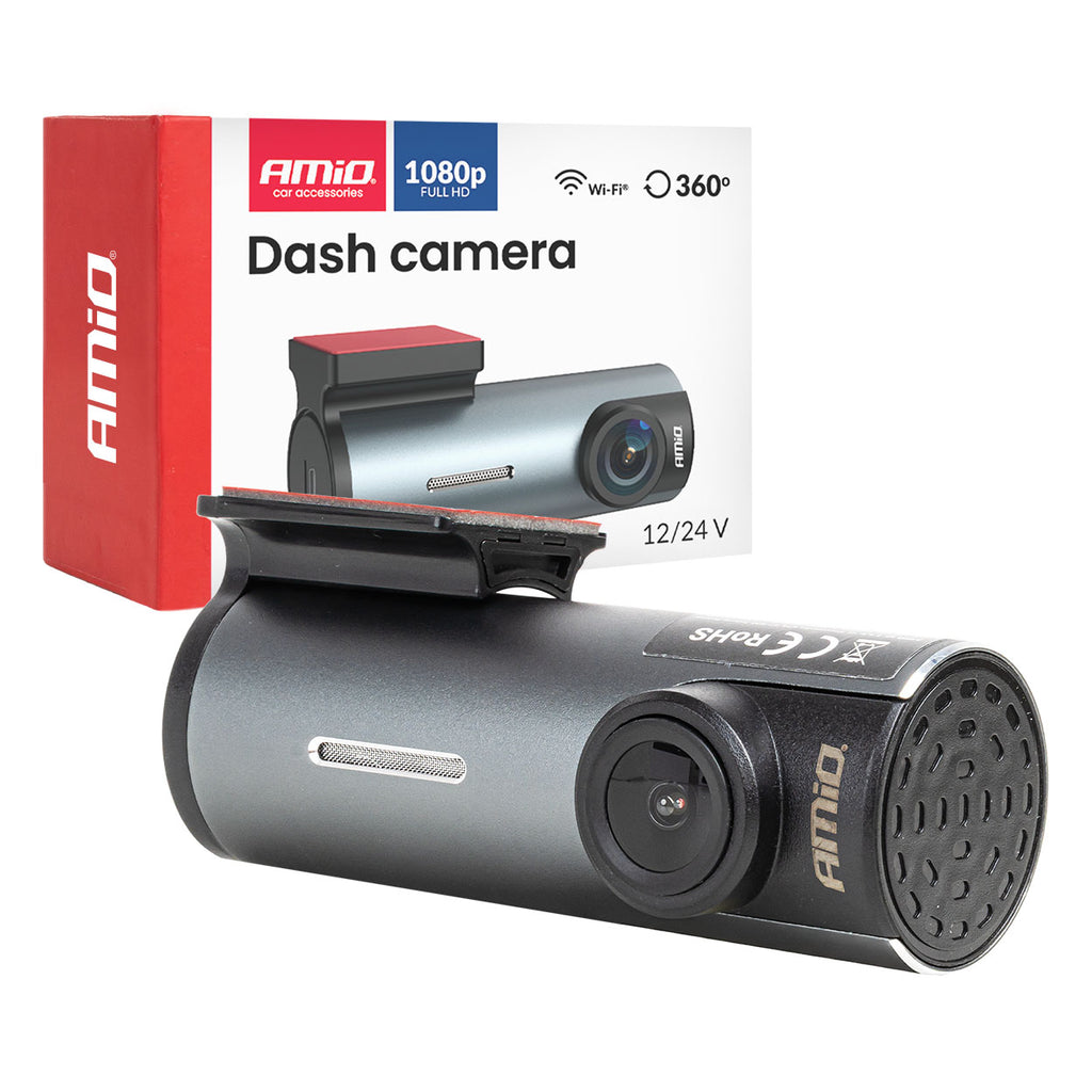 Dash Camera 1K WLAN 128 GB WIFI Full HD AMiO 04798 - AMiO 04798 - afbeelding 1