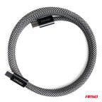 Magnetic USB cable USB-C to USB-C 60W 200cm AMiO 04841 - AMiO 04841 - afbeelding 4