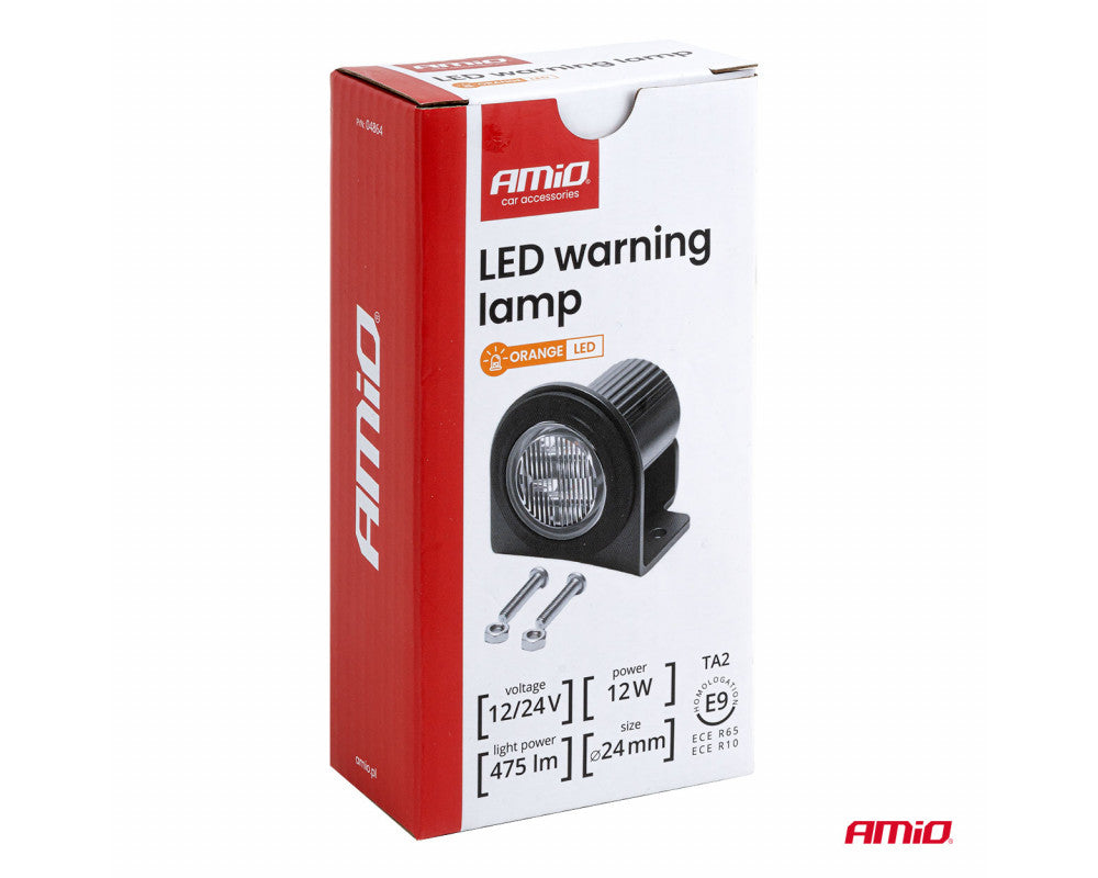 Waarschuwingslamp LED R65, 12 & 24V 12W