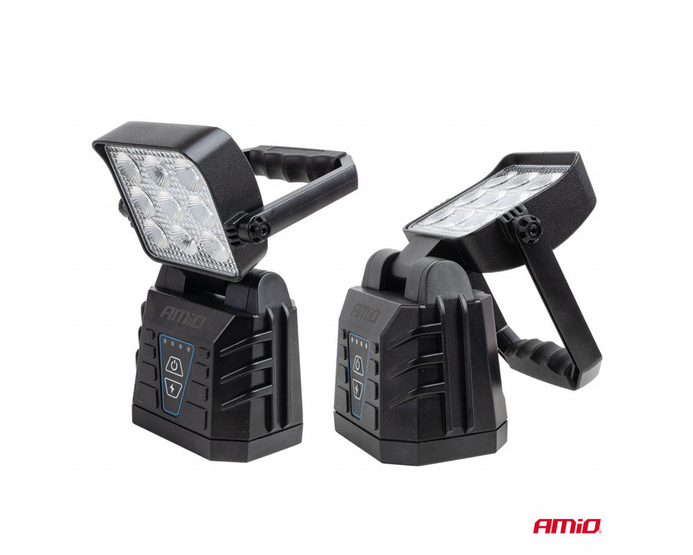 Werklamp en waarschuwingslamp LED, 15W (batterij)