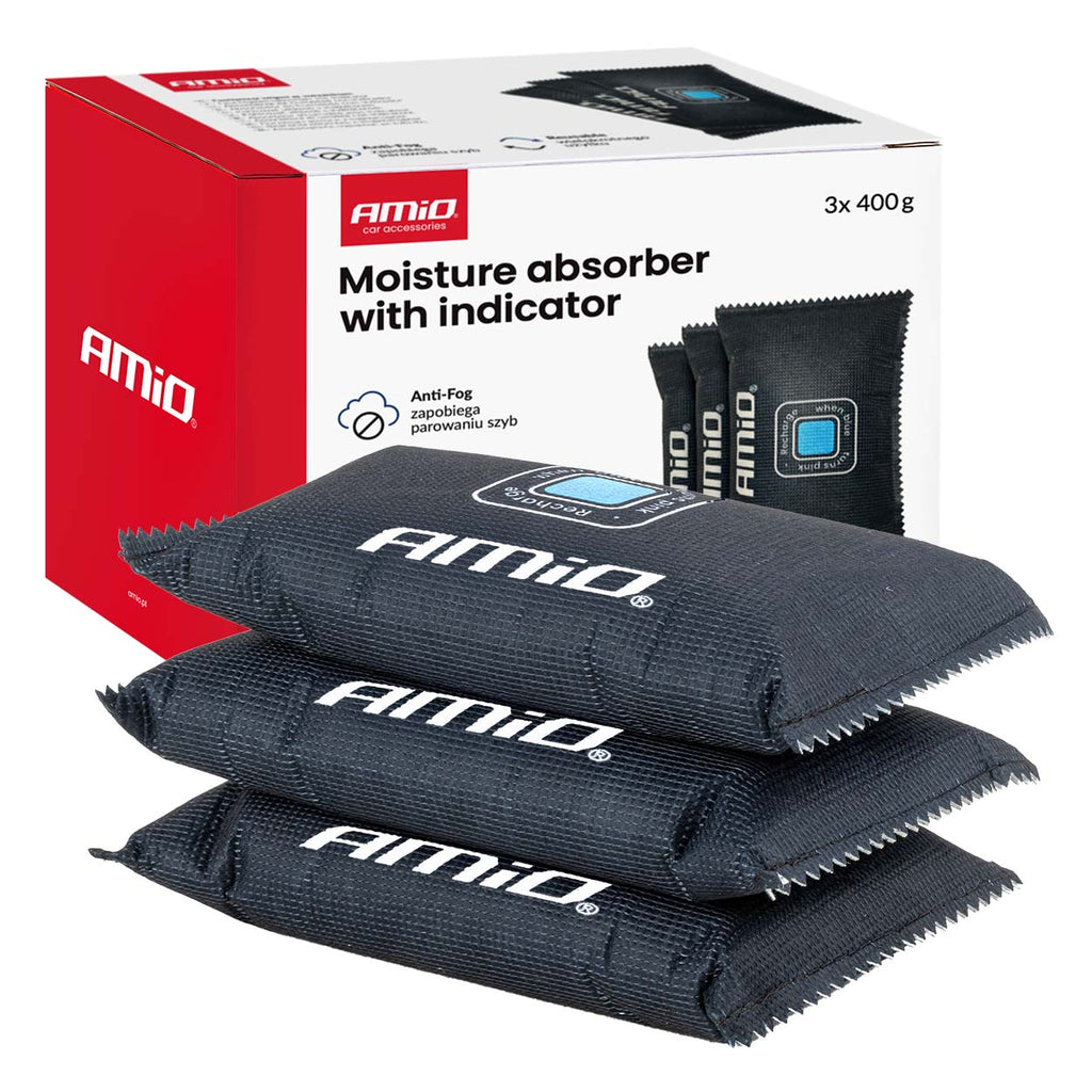 Ontvochtiger met indicator 400gr (3x) AMiO 04878 - AMiO 04878 - afbeelding 1
