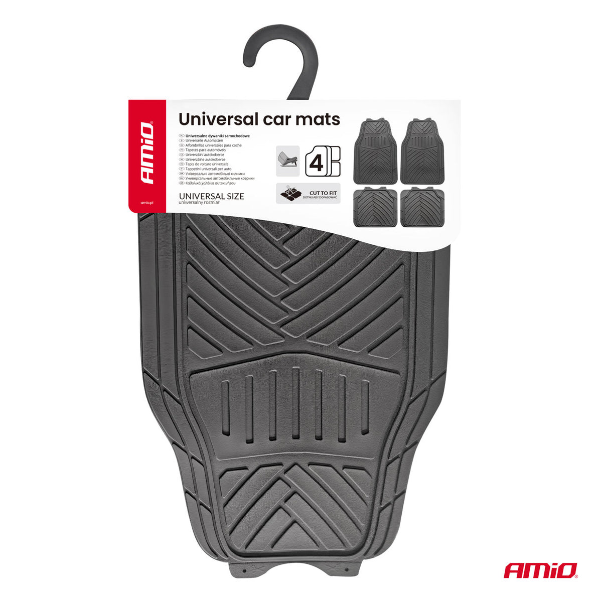 Universele rubberen automat 4 delig AMiO 04886 - AMiO 04886 - afbeelding 5
