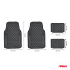 Universele rubberen automat 4 delig AMiO 04887 - AMiO 04887 - afbeelding 4