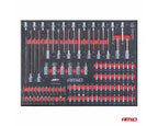 Opti Car Parts - Gereedschapskast met 258-delige gereedschapset 840x460x870mm AMIO-04892 - Auto-accessoires - afbeelding 3