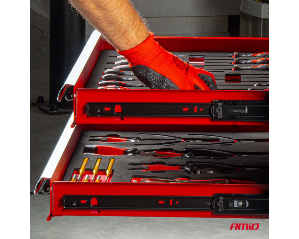 Opti Car Parts - Gereedschapskast met 258-delige gereedschapset 840x460x870mm AMIO-04892 - Auto-accessoires - afbeelding 6