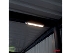 Opti Car Parts - Oplaadbare LED lamp met PIR bewegingssensor en schemersensor (23x4.1x0.9cm) - Antennes & Klein inbouwmateria