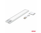 Opti Car Parts - Oplaadbare LED lamp met PIR bewegingssensor en schemersensor (23x4.1x0.9cm) - Antennes & Klein inbouwmateria