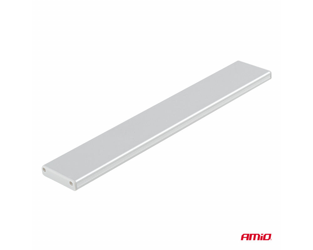 Opti Car Parts - Oplaadbare LED lamp met PIR bewegingssensor en schemersensor (23x4.1x0.9cm) - Antennes & Klein inbouwmateria