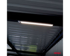 Opti Car Parts - Oplaadbare LED lamp met PIR bewegingssensor en schemersensor (40x4.1x0.9cm) - Antennes & Klein inbouwmateria
