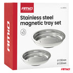 Magnetisch opvangbakjes van roestvrij staal, 110 & 150mm AMiO 04916 - AMiO 04916 - afbeelding 7