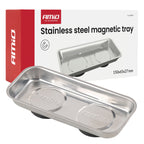 Magnetisch opvangbakje van roestvrij staal, 150x65x27mm AMiO 04917 - AMiO 04917 - afbeelding 1