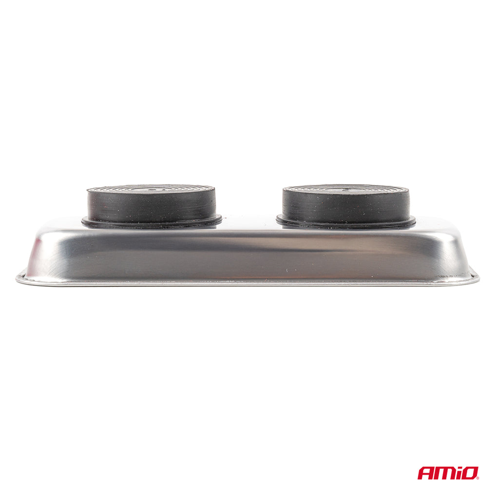Magnetisch opvangbakje van roestvrij staal, 150x65x27mm AMiO 04917 - AMiO 04917 - afbeelding 6