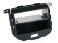 2-DIN Paneel Hyundai i10 2008-2013 - Zwart Rubbertouch